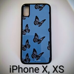 Blue Butterfly iPhone X/XS Case